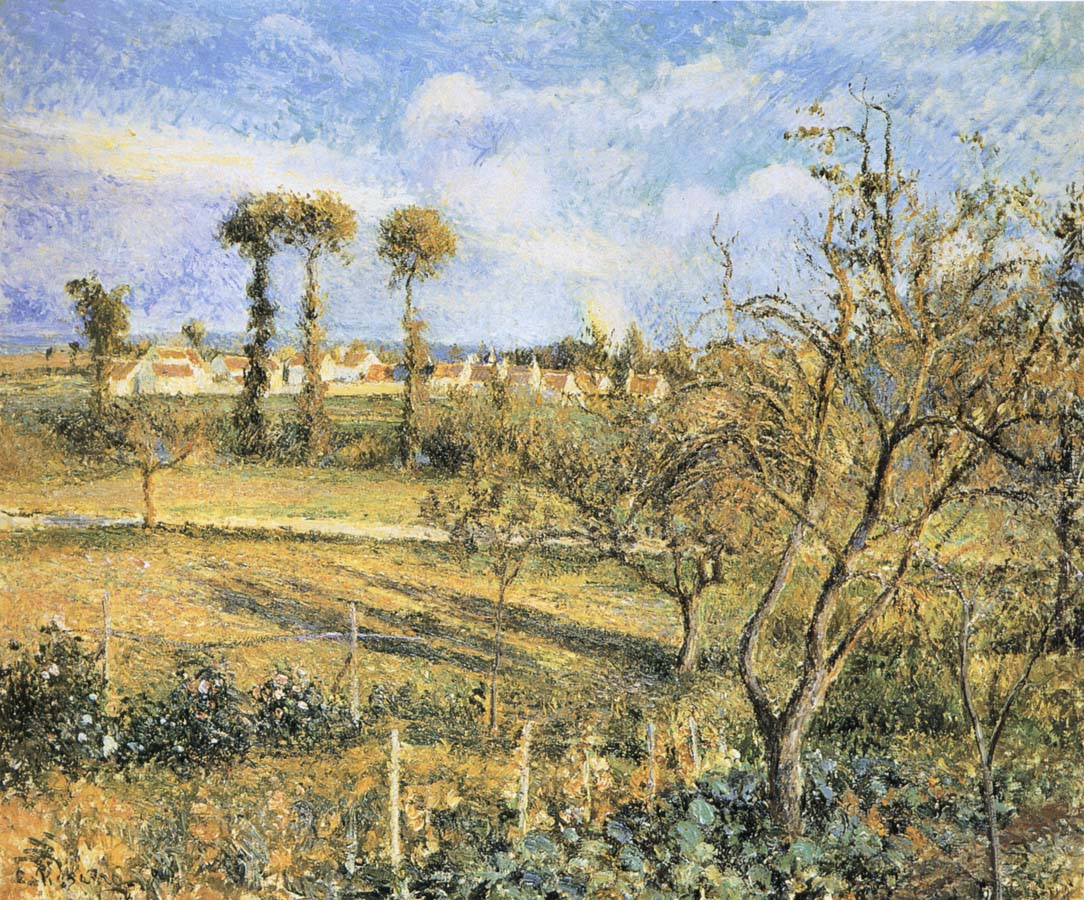 Camille Pissarro Sunset